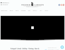 Tablet Screenshot of fredriklarsson.se